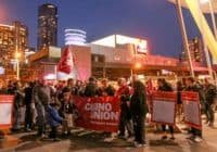 Australian Crown Casino Employees Protested for better pay and benefits