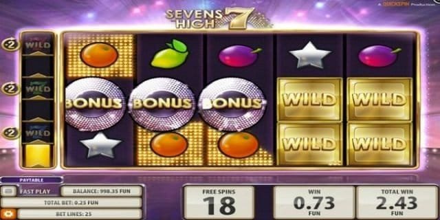 Sevens High Slot Review & Bonus