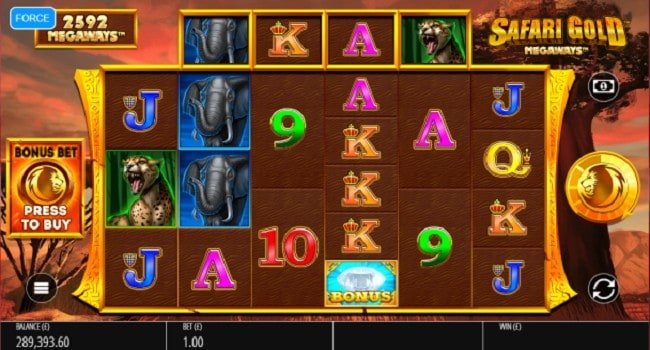 Blueprint Gaming Safari Gold Megaways Slot Review