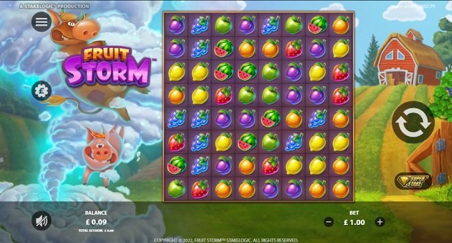 Stakelogic Fruit Storm Mobile Slot Review