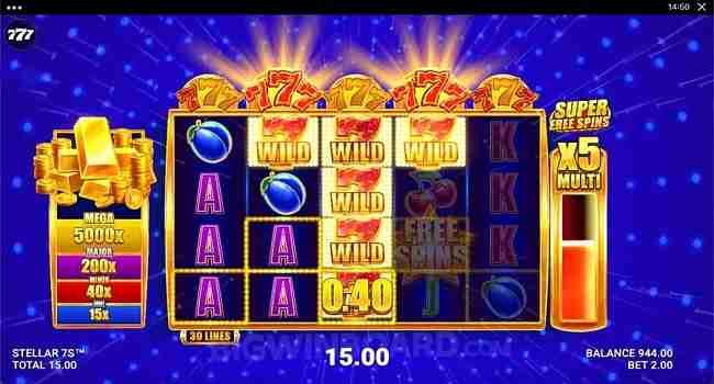 Just For The Win Stellar 7s Slot Review
