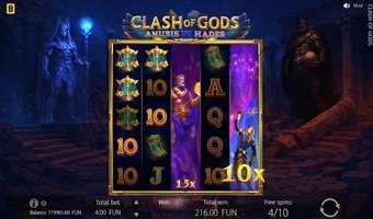 Clash of Gods Anubis vs Hades (BGaming) Online Slot Review